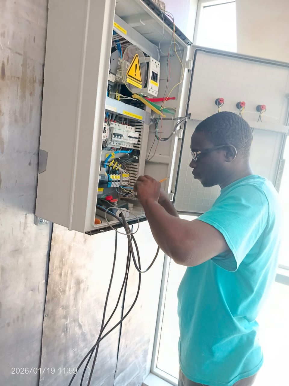 Installation électrique industrielle